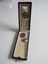 2 VDI Anstecknadeln Verein Deutscher Ingenieure alte Schachtel Technik