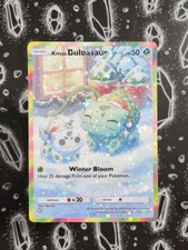 Xmas Bulbasaur / Bisasam | Custom Fan Pokemon Giftcard | Stars Full Art