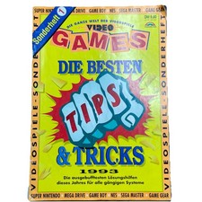 Video Games 1993 Sonderheft 1 Die Besten Tipps & Tricks Lösungshilfen Videospiel