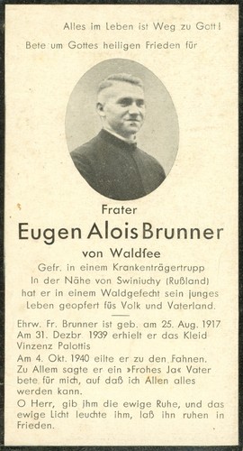 Wk2 sterbebild deathcard - wk2,