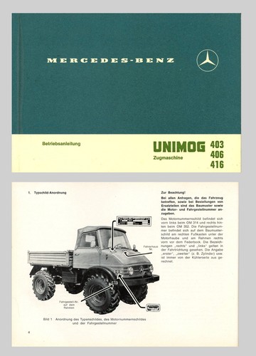 Mercedes benz unimog - mercedes, 403