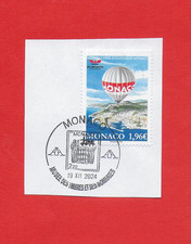 MONACO 2024 # Heißluftballon '# gestempelt  ##