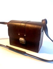 Tasche Braun Vintage Bag brown red velvet