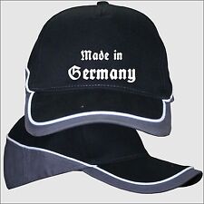 Made in Germany Base Cap Kappe Basecap Mütze Geburtstag Baseballkappe Fanmütze 6