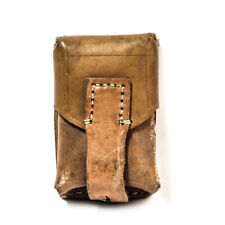 Alte Armee Leder Koppeltasche Mauser Magazintasche braun Militär Steampunk Army