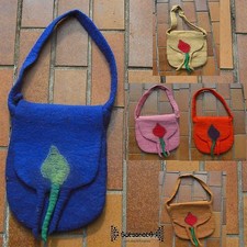 Filztasche Filz Felt tasche sac goa hippie elfen nepal boho inde Indien wolle