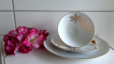 Sammeltasse Gedeck 3 teilig Winterling Röslau Bavaria Goldrand Vintage Porzellan