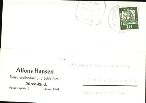 Düren rhld alfons hansen - /,