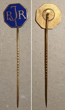 Emaillierte Anstecknadel RJR