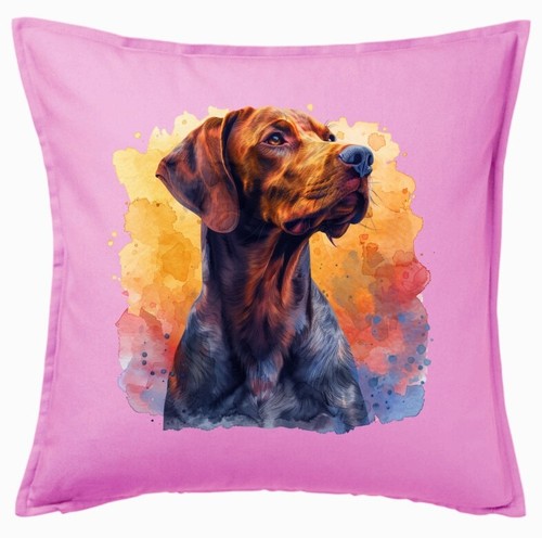 Kissenbezug pink vizsla - kissenbezug,