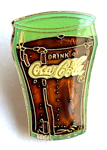 Coca cola glas - pin, (h19)