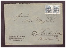Sowjetische Besatzungszone Firmenbrief aus 1948 nach Herbsleben Paar