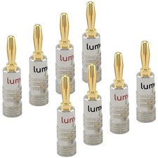 8er Set HiFi Bananenstecker