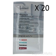 Bosch Neff Siemens Edelstahl Tücher Wasserkocher Toaster Reinigungstücher 20