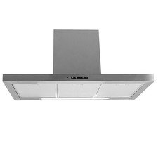 Edelstahl Block Wandhaube