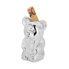 Spardose Bär silber