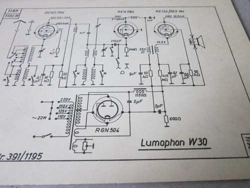Lumophon w 310 - w, 30
