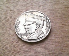 1x Deutsches Reich Adolf Hitler 1935 5 Reichsmark