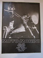 Moto Morini Motorrad Werbung 1972 Werbeanzeige 