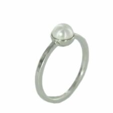 Skagen Damen Ring silber Perle