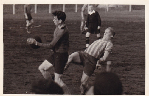 Ansichtskarte fußball - ansichtskarte,