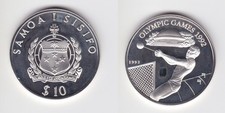 10 Tala Silbermünze Samoa