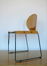 tobia scarpa für molteni italy filo chair mid century 80er jahre