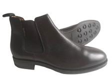 Herren Schuhe Chelsea Boots Russell & Bromley Burlington Gr 43 UK9 schwarz Leder