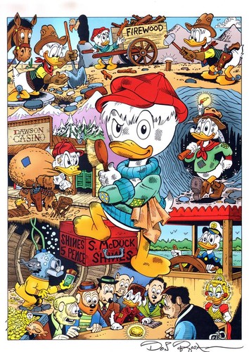 Don rosa druck - dagobert, duck