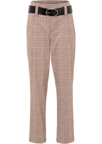 Karo bundfaltenhose mit - karo,