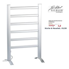 Sichler Bad-Heizkörper: Handtuchwärmer zum Aufstellen und Aufhängen, 90 Watt