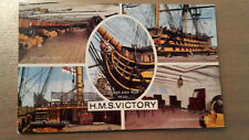Postkarte Segelschiff HMS Victory Main Gun Deck launched Chatam Docky. ungel_10