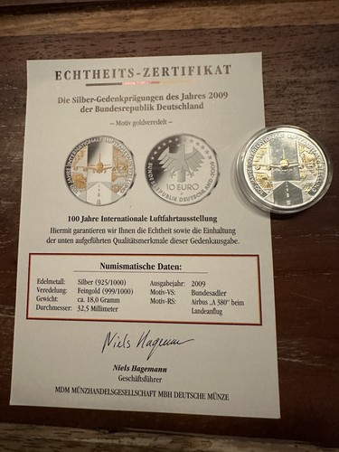 Euro silbermünze 2009 - euro,