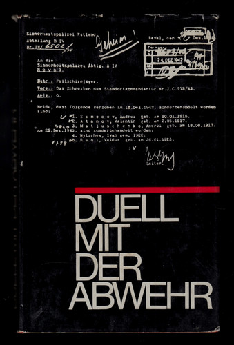 Duell mit der abwehr - duell,