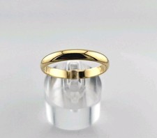 Schlichter Goldring 585 - 14k Gold - Herren - Gr.72 / S037