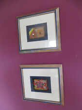 Duo galeriegerahmter Kunstdruck HUNDERTWASSER - Bilder