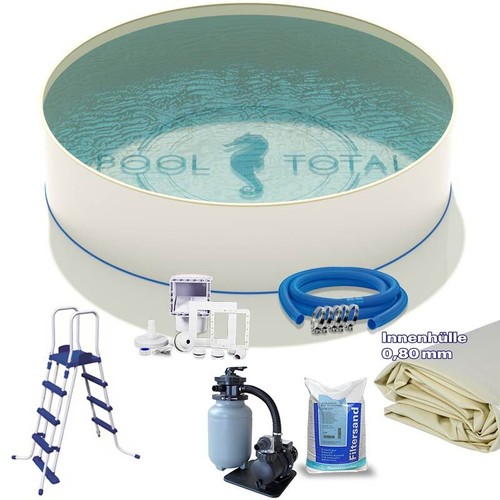 Rundpool set komfort - set, x