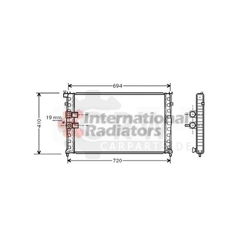 Kühler motorkühlung für - kühler,