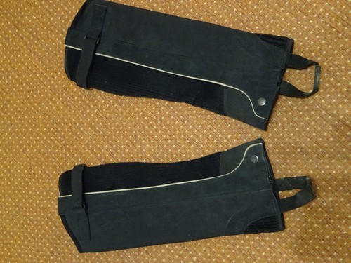 Reitchaps chaps schwarz xl - schwarz,