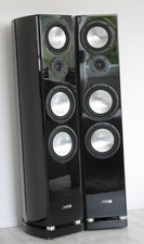 Canton Vento 890.2 Standlautsprecher in Schwarz Hochglanz Heimkino