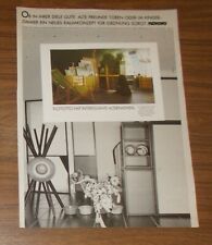 Seltene Werbung FLÖTOTTO Designermöbel Interessante Alternative Dalmatiner 1983