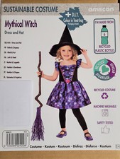 Mädchen Kostüm Kleid Hexe