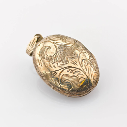 Medaillon silber graviert - medaillon,