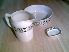 Antikes waschset teilig - 1,