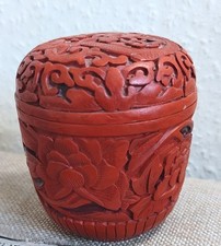 Rotlack-Dose | Zinnober-Stil |