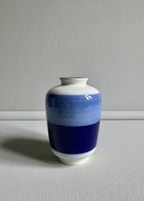 KPM Berlin Vase Halle Tee Porzellan kobaltblau hellblau limitiert 1. Wahl 