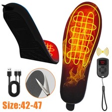 Beheizbare Einlegesohlen Beheizbare Sohlen Fußwärmer, Thermosohlen für Herren