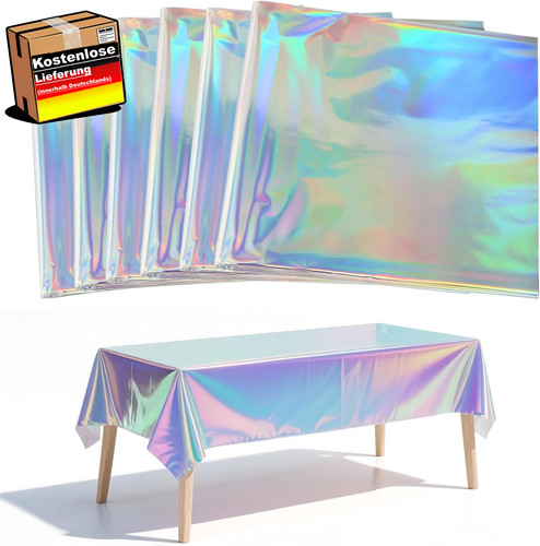Bunte glitzer tischdecke - glitzer,