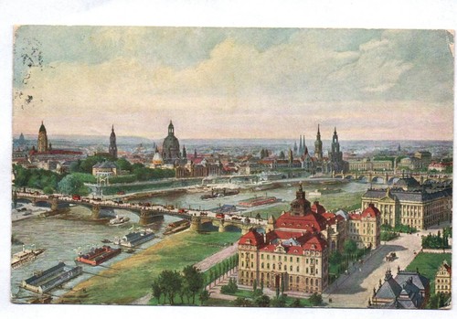 Dresden zeppelin ansicht - ak,