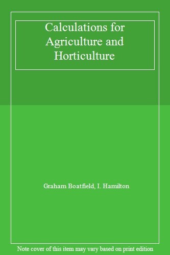 Calculations for agriculture - calculations,